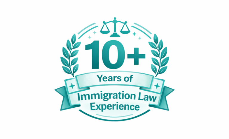 10+ years of immigration law experience