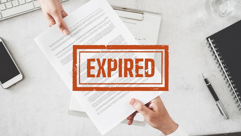 Expirerd documents